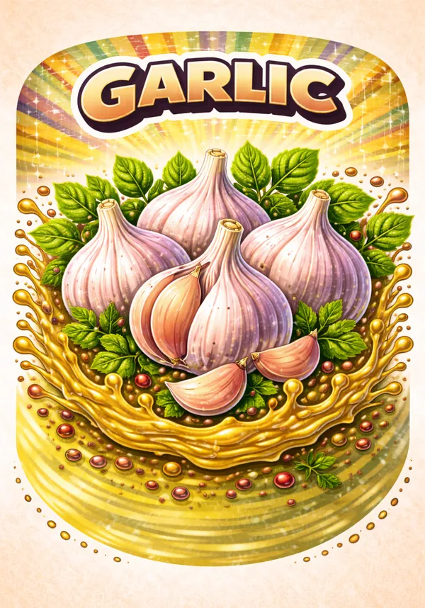 Garlic bulk ingredients: frozen, paste, powder formats